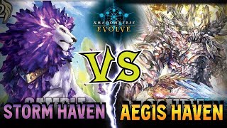 TABLETOP TESTING  Storm Havencraft vs Aegis Havencraft  Shadowverse Evolve Gameplay [upl. by Enilesoj]