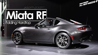 2017 Mazda MX5 RF  Folding Hardtop  First Look  Hardtop Operation [upl. by Toms]