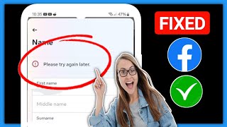 Facebook Name Change Problem Please Try again Later  Facebook name change problem [upl. by Anoiek69]
