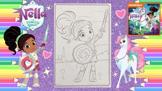 Epic Coloring Nella Princess Knight [upl. by Annaear]