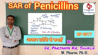 Structure Activity Relationship of Penicillins  SAR of Penicillin Derivatives  BP 601T  L4 [upl. by Aener9]