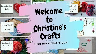 CHRISTINES CRAFTS CRAFTING ON A BUDGET  What is this channel all about [upl. by Naujik]