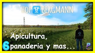 Hof Bergmann Episodio 6 Apicultura y explotación de panadería fs22 [upl. by Lomasi567]