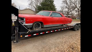 1966 Pontiac Grand Prix Gets Put Back On The Road For The First Time In Decades [upl. by Oinesra756]