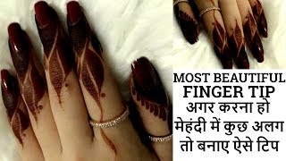 Most BeautifulAttractive 2018 Finger Tip DesignFinger Tip Mehndi DesignMehndi Design 2018Mehndi [upl. by Otnas]