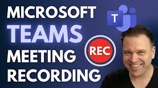 How to Record Microsoft Teams Meetings automatically ⏺️ 2023 Tutorial [upl. by Nylle]