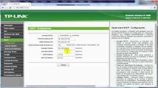 Como desativar o DHCP de um roteador tp link [upl. by Haney]