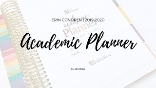 REVIEW  Erin Condren 20192020 Academic Planner [upl. by Htor]