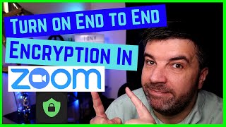 How to turn on Zoom End to End Encryption  Tutorial [upl. by Walt]