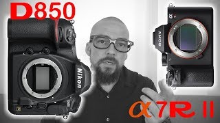 NIKON D850 vs SONY A7RII comparison thoughts on [upl. by Amerigo]