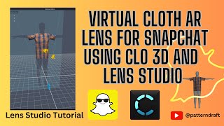 How to create a Virtual cloth AR Lens for Snapchat using CLO 3D and Lens Studio  Virtual TryOn [upl. by Noira]