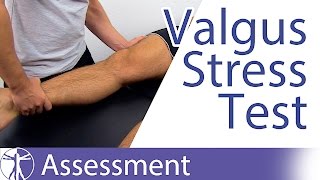 Valgus Stress Test of the Knee  Medial Collateral Ligament [upl. by Seale948]