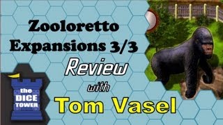 Zooloretto Expansions Part 3  Small Stuff  with Tom Vasel [upl. by Ardnovahs]