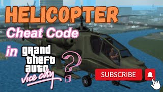 Helicopter in GTA Vice City  Vehicle Cheat Codes  2023 [upl. by Ainoval]