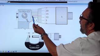 LEITURA MICRÔMETRO POLEGADA 00001quot [upl. by Palma]