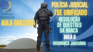 Resolvendo questões CespeCebraspe TSE unificado Agente da Polícia Judicial Aula 6 [upl. by Elpmid446]