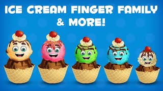 Ice Cream Finger Family Collection  Top 20 Finger Family Collection  Finger Family Songs [upl. by Domela218]