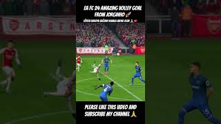 EA FC 24 Amazing Volley Goal 🎯 eafc24 gaming jorginho football fyp foryou keşfet shorts [upl. by Nitsua]