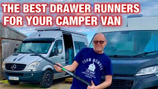 How To Install Drawer Runners In A Camper Van The Easy Way [upl. by Navarro]