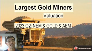 Gold miners Newmont Barrick Agnico Eagle 14 Aug 2023 [upl. by Allveta]