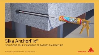 Ancrage de barre darmature Sika Anchorfix [upl. by Okiron636]