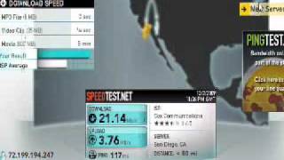 WiFi Speed Test 80211n vs 80211g Linksys WirelessN Router [upl. by Tse]