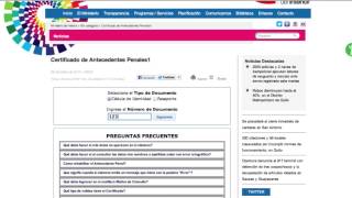Video Explicativo de Certificado de Antecedentes Penales [upl. by Eittol]