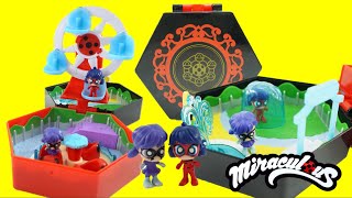 Miraculous Ladybug Polly Pocket Playset Miracle Box Chibi Amusement Park [upl. by Resor]