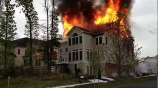 House Fire in Clarksburg MD on 4282012 [upl. by Zysk]