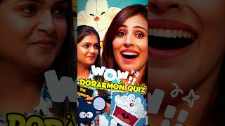 Doraemon quiz ✔⇨ TheMotorMouth Thugesh BeerBiceps Podpah mimicry voiceartist sorts [upl. by Hannavas]