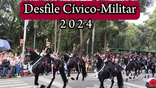 Desfile CívicoMilitar 2024 CDMX  El gran Poderío Militar Mexicano [upl. by Assenay]