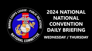 2024 National Convention Wednesday  Thursday Briefing [upl. by Eidnil]