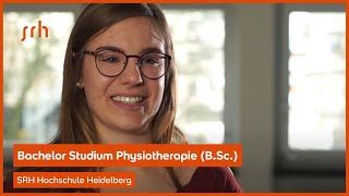 Bachelor Studium Physiotherapie BSc  SRH Hochschule Heidelberg [upl. by Henrik]