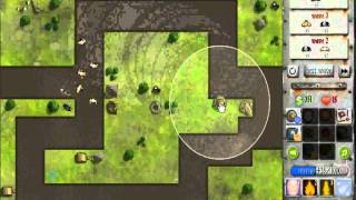 Hands of War Tower Defense  Walkthrough level 1 4 [upl. by Flip]