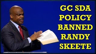 Randy Skeetes Banned From Speaking at SDA Churches GC Policy Storm of Opposition vs the Message [upl. by Ahsel229]