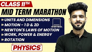 Complete CBSE Physics  Class 11th  MID Term in One Shot  Marathon Series 🔥 [upl. by Aihpled]