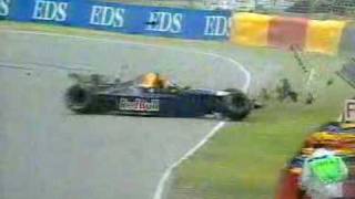 formula 1 Wendlinger crash adelaide 1995 [upl. by Teri]