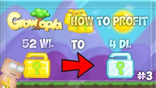 PROFIT 4DL  GROWTOPIA  DL TO BGL 2 [upl. by Eednac]