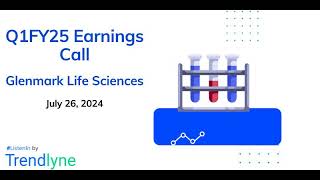 Glenmark Life Sciences Earnings Call for Q1FY25 [upl. by Anaujahs]