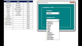 Fully Dynamic List in Combobox of VBA [upl. by Solita244]