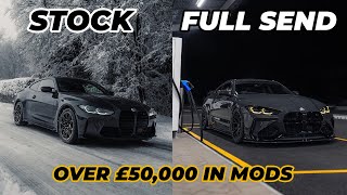 BUILDING A G82 M4 IN 10 MINUTES £50K IN MODS [upl. by Ytsirt]