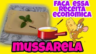 MUSSARELA FALSA FAÇA SUA MUSSARELA [upl. by Amilas]