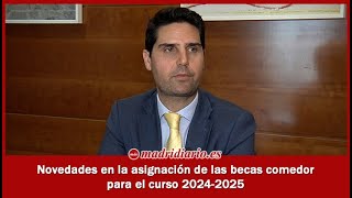 Novedades en la asignación de las becas comedor para el curso 20242025 [upl. by Hidie]