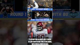 Tyler Guyton RD1 Pick 29 NFL Draft Dallas Cowboys Reactions [upl. by Anaihs]