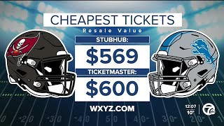 Resale tickets for Lions Divisional Playoff game are more than double other games [upl. by Eicats905]