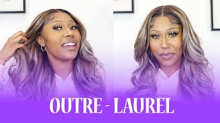 Outre Synthetic Lace Front Wig Perfect Hairline 13x6 FAUX SCALP LAUREL EBONYLINECOM [upl. by Bridgid]