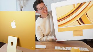 NUEVO iMac M3 Unboxing y Primeras Impresiones [upl. by Felicidad]