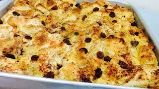 How to Make The Easy amp Fluffy Classic Bread Pudding  Easy AllTime Favorite Dessert [upl. by Eicul]