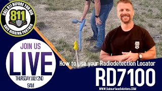 How to Locate Utilities using the RD7100 by Radiodetection [upl. by Gracye]