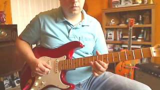 Eric Claptons WOnderful Tonight guitar riff and practice chords [upl. by Flanigan]